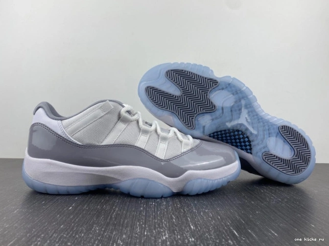 Rep Grey Low Jordan AV2187-140 11 Air Cement 0807